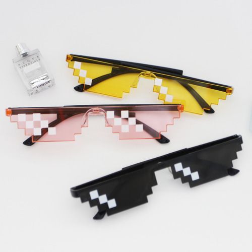 픽셀 인싸 선글라스 모자이크 컬러 선글라스(6colors)