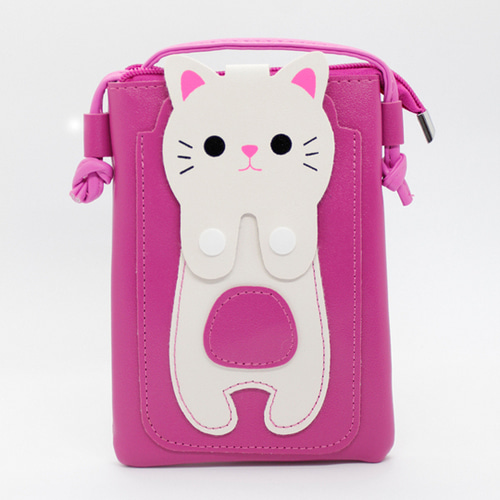 아동크로스백 고양이 핸드폰가방