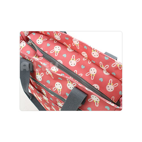 로라앨리 하트 포켓팩 귀여운 핑크 토끼 보조가방