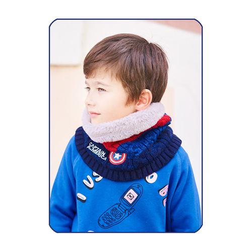 캡틴 방한목도리 겨울 아동 넥워머 니트목도리 MV0289