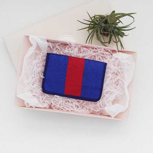 한국적인 느낌의 누빔 카드지갑(5colors)
