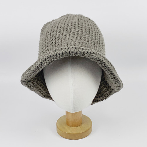 겨울 도톰 니트 뜨개 버킷햇 벙거지 모자 (5colors)