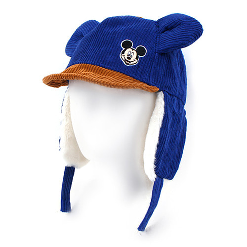 미키마우스 골덴 숏캡 겨울귀달이 모자 MK0208
