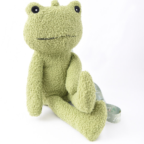 뽀글이 초록 개구리 풀바디 인형 미니가방 크로스백